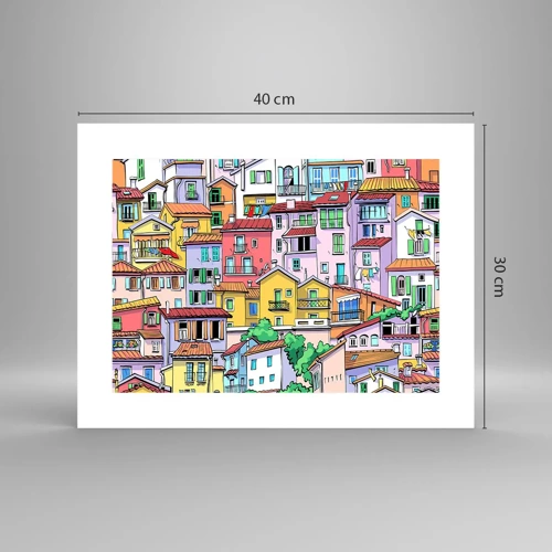 Poster - Merry City - 40x30 cm