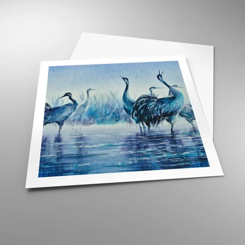 Poster - Morning Encounter - 60x60 cm