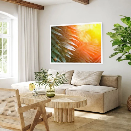 Poster - Morning in the Jungle - 100x70 cm