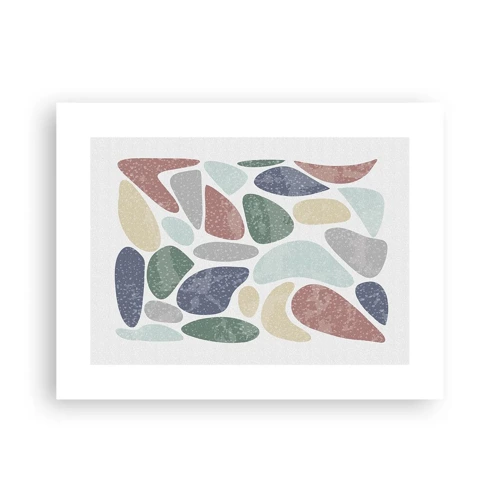 Poster - Mosaic of Powdered Colours - 40x30 cm