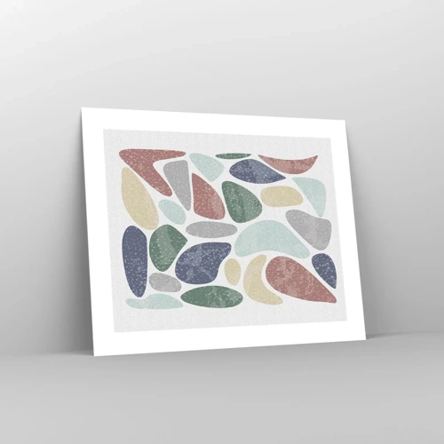 Poster - Mosaic of Powdered Colours - 50x40 cm