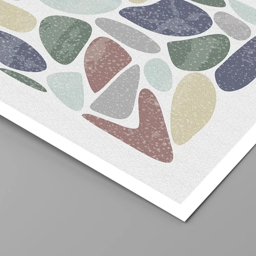 Poster - Mosaic of Powdered Colours - 61x91 cm