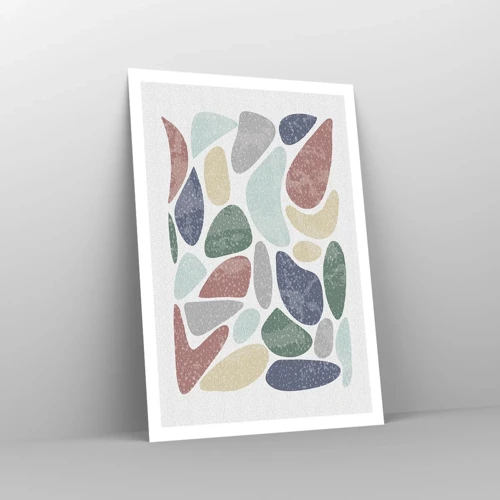 Poster - Mosaic of Powdered Colours - 70x100 cm