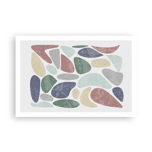 Poster - Mosaic of Powdered Colours - 91x61 cm