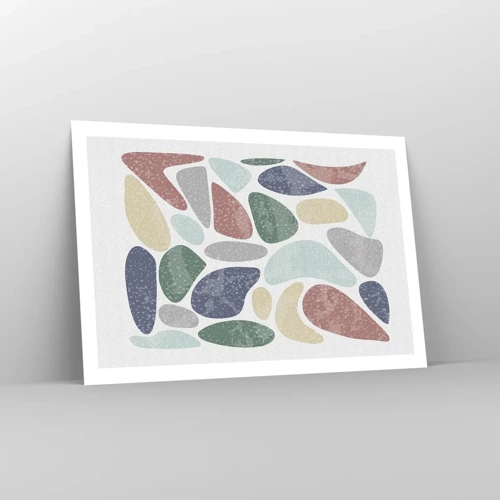 Poster - Mosaic of Powdered Colours - 91x61 cm