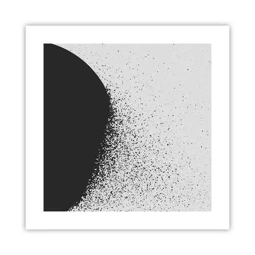 Poster - Movement of Particles - 40x40 cm