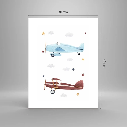 Poster - Mr Pilot We Are Waiting! - 30x40 cm