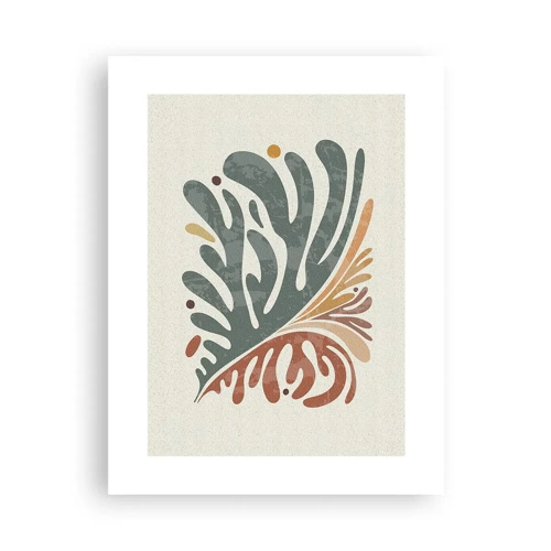 Poster - Multicolour Leaf - 30x40 cm