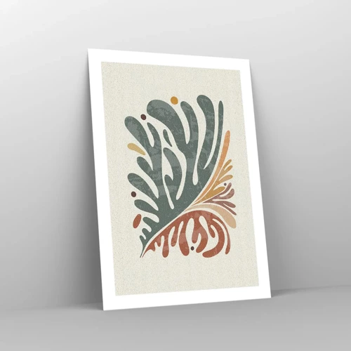 Poster - Multicolour Leaf - 50x70 cm