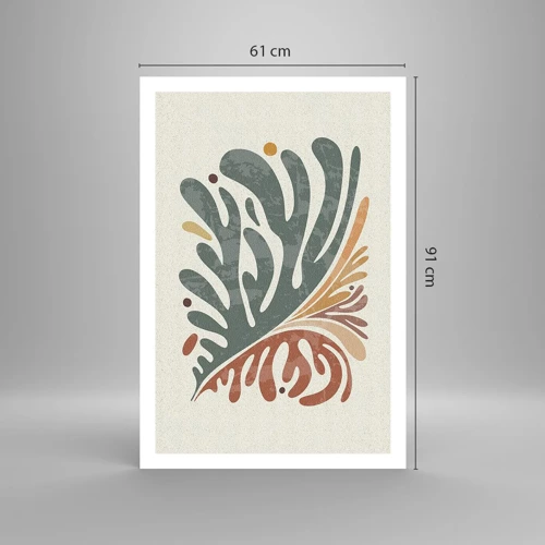 Poster - Multicolour Leaf - 61x91 cm