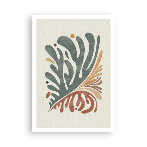 Poster - Multicolour Leaf - 70x100 cm