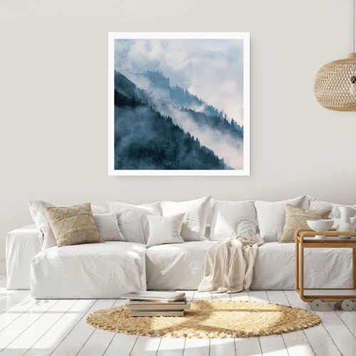 Poster - Mysticism of the Mountains - 50x50 cm
