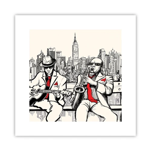 Poster - New York Improvisation - 30x30 cm