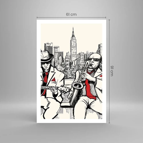 Poster - New York Improvisation - 61x91 cm