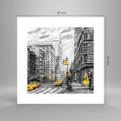 Poster - New York Tale - 30x30 cm