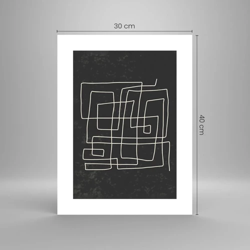 Poster - Not Too Straight - 30x40 cm