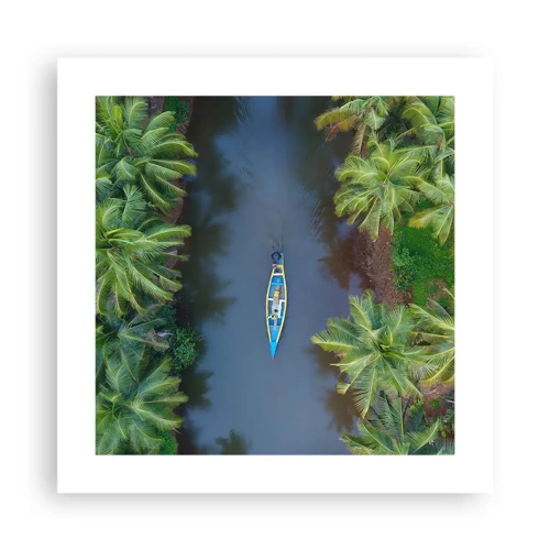 Poster - On Tropical Trail - 40x40 cm