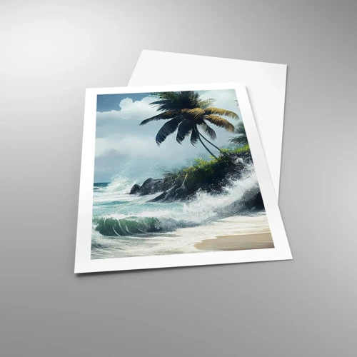 Poster - On a Tropical Shore - 50x70 cm