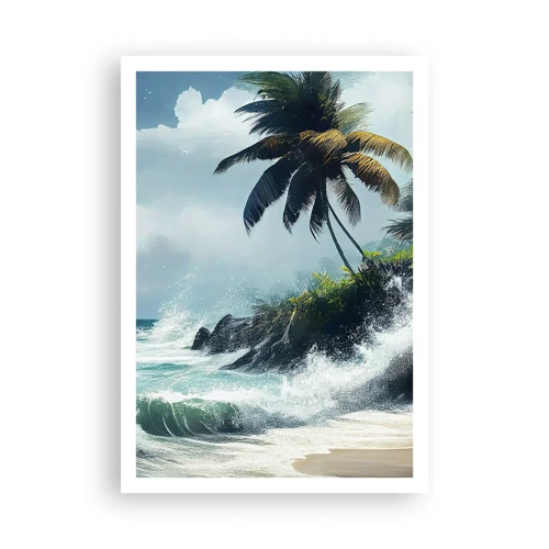 Poster - On a Tropical Shore - 70x100 cm