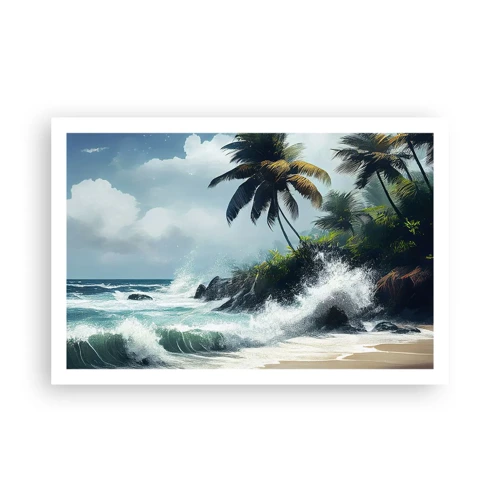 Poster - On a Tropical Shore - 91x61 cm