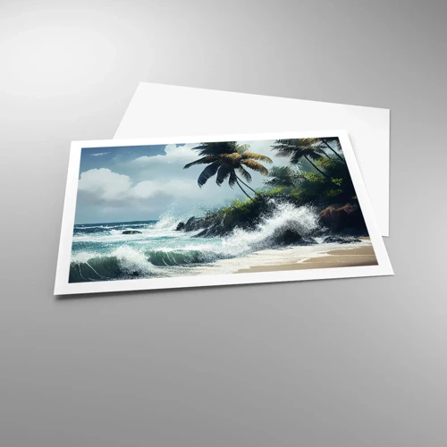 Poster - On a Tropical Shore - 91x61 cm