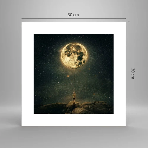 Poster - One that Stole the Moon - 30x30 cm