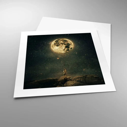 Poster - One that Stole the Moon - 40x40 cm