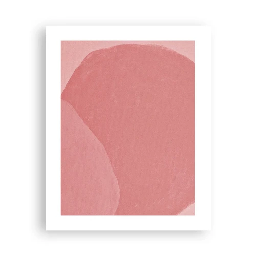 Poster - Organic Composition In Pink - 40x50 cm