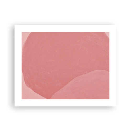 Poster - Organic Composition In Pink - 50x40 cm