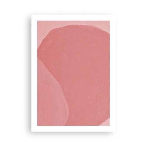 Poster - Organic Composition In Pink - 50x70 cm