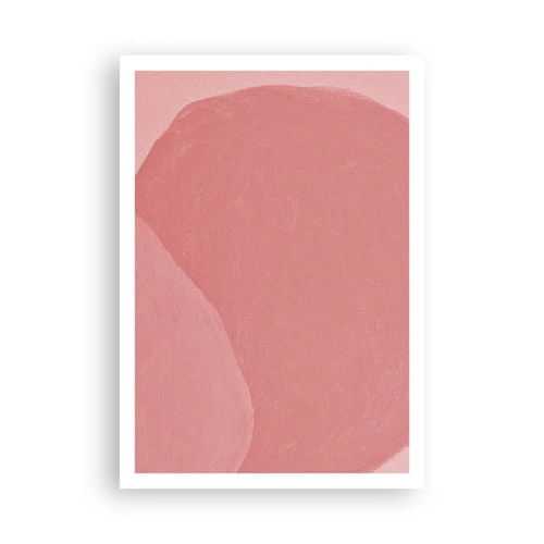 Poster - Organic Composition In Pink - 70x100 cm