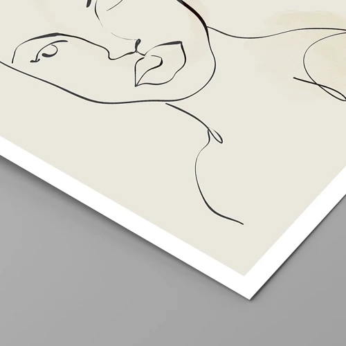Poster - Outline of Sensuality - 91x61 cm