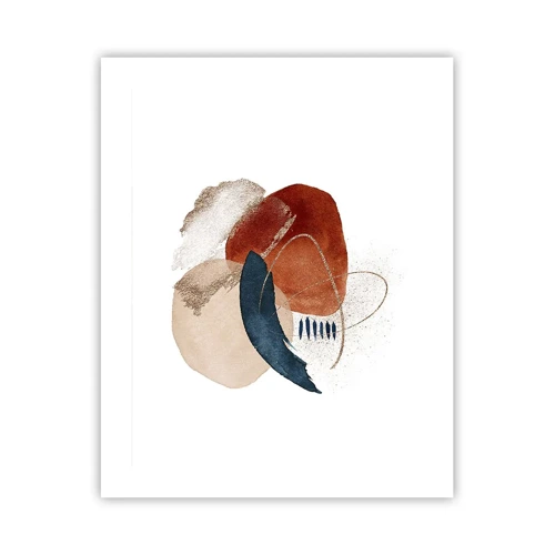 Poster - Oval Composition - 40x50 cm