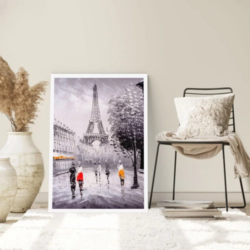 Poster - Parisian Walk - 30x40 cm