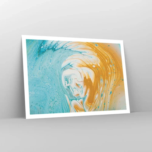 Poster - Pastel Swirl - 100x70 cm