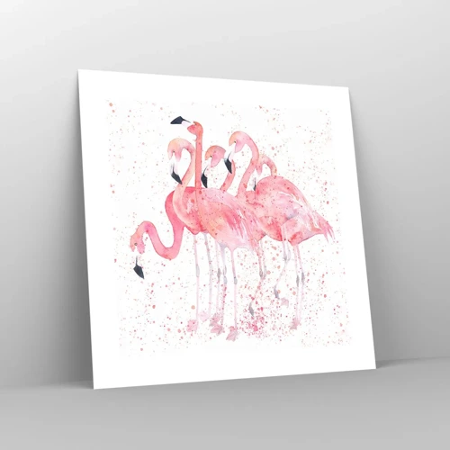 Poster - Pink Power - 40x40 cm