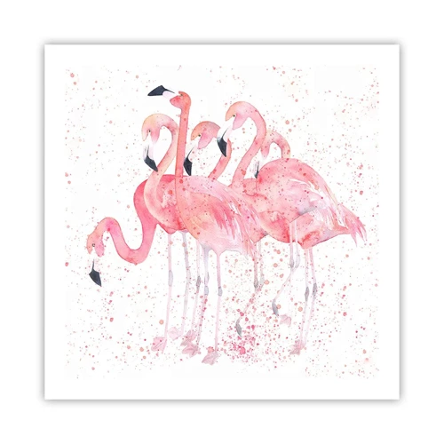 Poster - Pink Power - 60x60 cm