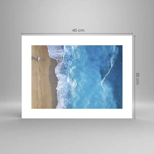 Poster - Power of the Blue - 40x30 cm
