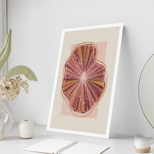 Poster - Radial Abstract - 30x40 cm