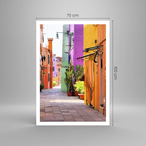 Poster - Rainbow Alley - 70x100 cm