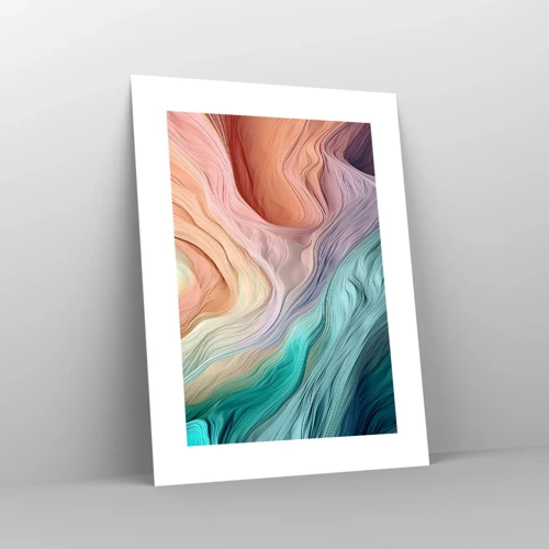 Poster - Rainbow Wave - 30x40 cm