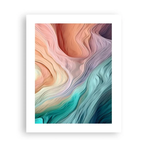 Poster - Rainbow Wave - 40x50 cm