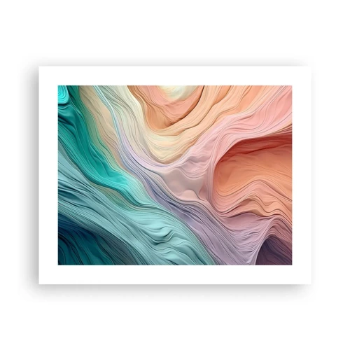 Poster - Rainbow Wave - 50x40 cm