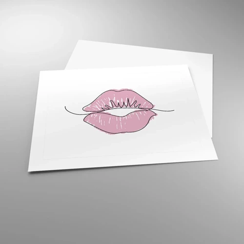 Poster - Ready for a Kiss? - 50x40 cm