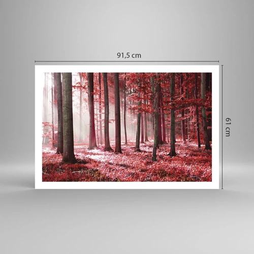 Poster - Red Equally Beautiful - 91x61 cm