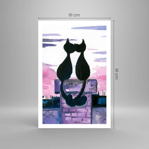 Poster - Rendezvous under the Moon - 61x91 cm