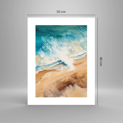 Poster - Returning Wave - 30x40 cm