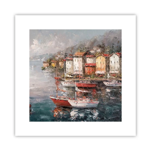 Poster - Romantic Marina - 30x30 cm