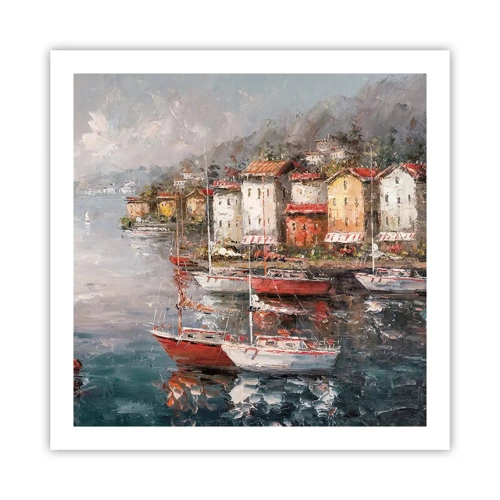 Poster - Romantic Marina - 60x60 cm