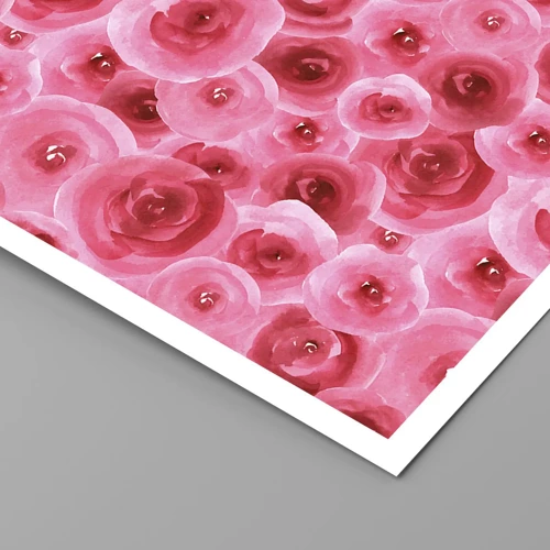 Poster - Roses at the Bottom and at the Top - 40x30 cm